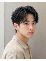 フレイムス ヘア アンド リラックス 高崎駅西口店(Frames hair&relax)&nbsp;韓国風黒髪フェザーパーマセンターパート
