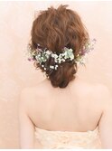 【ヘアアレンジ】波ウェーブでルーズアップ