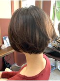 大人可愛いナチュラルショート