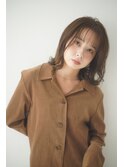 ニュアンスカラー外ハネショート