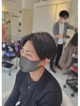 ヘアーメイク マック(Hair Make MX) センターパート☆メンズカット