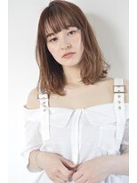 エールバイボヌール(Ere by Bonheur)&nbsp;外ハネエアリーミディ/マロンベージュ