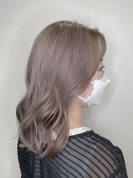 ファブ 千葉店(FaB) フェザーバング/カーキグレージュ/マッシュショートボブ[千葉駅]