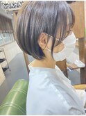 丸みショートヘア＊耳掛けもかわいいおくれ毛カット