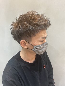 エル 横浜(eL) 【 eL 横浜 】ダブルカラー メンズショート アップバング