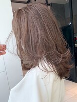 アルバム 渋谷パルコ(ALBUM)&nbsp;レイヤーカット_グレージュカラーボブウルフ_ba339282