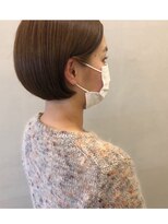 イケハ(IKEHA) ミニボブ×ベージュカラー