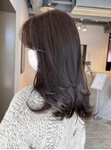 ワンカールレイヤーロング_チェリーブラウンフェミニン_ba428861