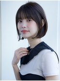 前髪あり耳掛けボブ20代30代40代【AIN.表参道】川原大地
