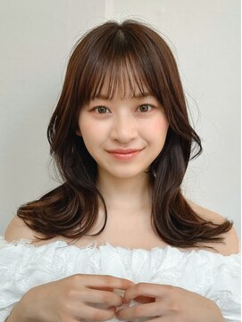 ジョエミバイアンアミ(joemi by Un ami) ★イメチェン似合わせ大人ガーリープラカールチョコレートカラー