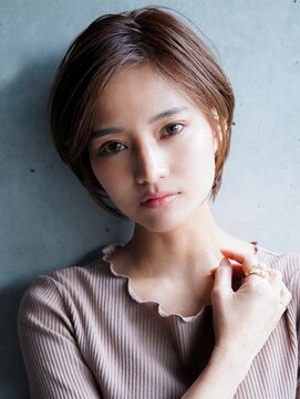 カライング(ing) 大人ショートボブ丸みショートカットマッシュショート前髪あり