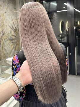 ソル ジングウマエ(SOL JINGUMAE) ミルクティーベージュダブルカラーケアブリーチインナーカラー