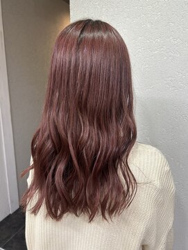 アジールヘア 所沢プロペ通り店(agir hair) ブラウンピンク１０代学生大学生色落ち綺麗所沢