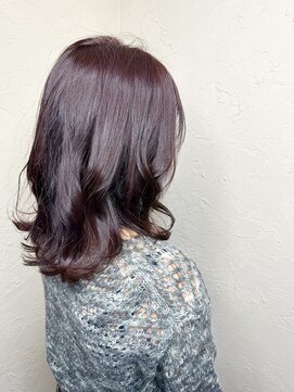 ヘア カンパニー トワ 千葉店(TOWA) 艶っぽい！レッドブラウンダークボルドーカラー！