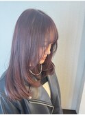 レイヤースタイル/髪質改善/トリートメント/韓国ピンクベージュ
