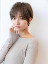 イオ 本厚木(io) 20代30代大人かわいい丸みショート似合わせカットフルバング小顔