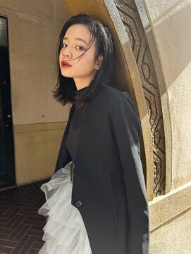 オーシャン(Ocean) ［Ocean Hair&Life 水田］☆春夏ダークカラー☆アッシュブラック