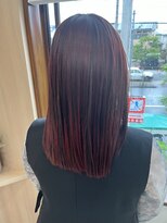 メロウ(mellow)&nbsp;酸熱トリートメント×チェリーレッド