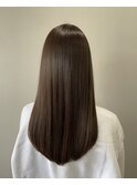 小顔レイヤーカット20代30代40代◎ 髪質改善/ベージュ/ロング