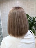 #ミルクティーベージュ#ミルクティーカラー#ケアブリーチ