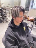 ハイライトカラーミルクティーベージュケアブリーチダブルカラー