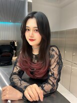 ロンドウル 熊本(Lond ulu) レイヤーカット/韓国/グレーベージュ/髪質改善/レイヤーロング