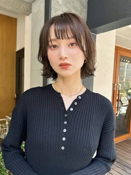 ルービック なかもず(Rubik's) 大人ボブウルフ/イルミナカラー/20代30代/くびれヘア