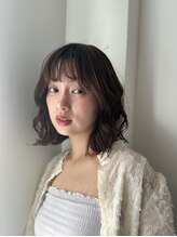 【ポイントハイライト×アッシュベージュ】肌色☆青系ベースの方にオススメカラーです。