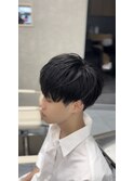 好印象メンズショートマッシュツーブロックビジネス横浜”桜木町