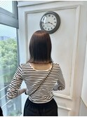 ぱつっとボブ