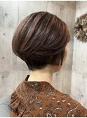 白髪ぼかしハイライト