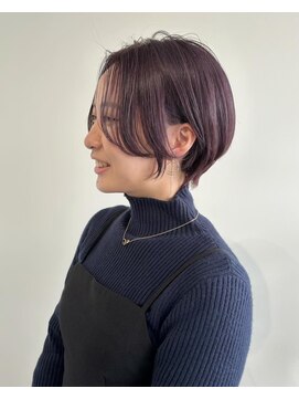 リムレス(LIMLESS) ショートカット丸みショート耳掛けハンサムショートひし形小顔