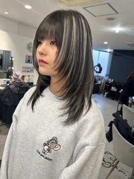 キング 枚方店(K!ng) 縮毛矯正髪質改善ハイライトレイヤーカット枚方美容室エクステ