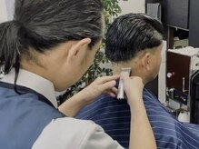 伊達な男の理髪店の雰囲気（道具や商材も高品質のものを使用しております《理容室》）