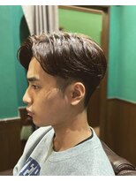 ヒロギンザ 御徒町店(HIRO GINZA)&nbsp;メンズ七三分け　ニュアンスパーマ　ビジネス　御徒町　上野