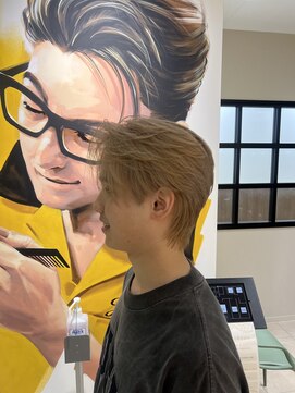 ステージ(STAGE) ダウンパーマ　センターパート　ニュアンスパーマ