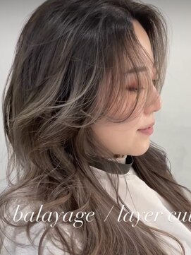 ラキング ギンザ トウキョウ(LAKING GINZA) くびれヘア/アプリコットオレンジ/夏/ハイライトカラー[銀座駅]