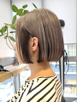 エリマ 横浜西口(elima)&nbsp;インナーカラー/グレージュ/ミニボブ/大人ボブ/脱白髪染め