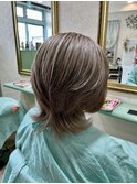 白髪ぼかしハイライト