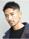 大人Men's清潔感フェード束感ショート