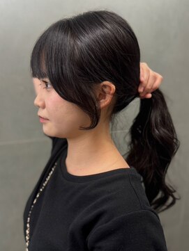 ジエクトカナウ 梅田 【顔周り似合わせカット】顔まわりカット/ココアグレージュ