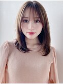 レイヤーカット*ミディアムレイヤー*ミディアムヘア*髪質改善