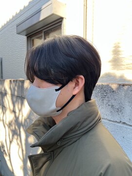 メンズ アールクリップ 表参道(ar clip) メンズメンズブリーチメンズカットセンターパート毛流れ眉毛モテ