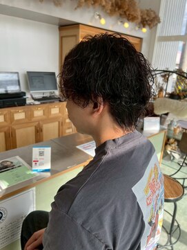 ユラギフロムユイマァル 水島店(YURAGI from YUIMARL) メンズデザイン20代30代40代波巻きツイストスパイラルパーマ