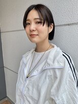 ヘアーアイストゥーレ(HAIR ICI TRE)&nbsp;20代30代大人美人小顔ブリーチなし韓国ヘアアッシュブラック