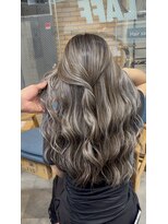 ラフ 難波店(LAFF)&nbsp;バレイヤージュ/シャドウルーツ/ハイライト/レイヤーカット