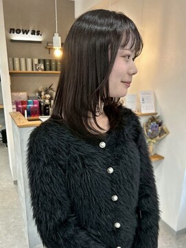 ナウアズ(now as.) dark brown×medium layer【Emma】【now as.明石】