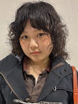 サル(saru)&nbsp;レイヤーウェーブパーマ