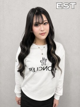 エスト 大阪梅田(EST) レミー100%高級人毛/53cm☆シールエクステ80枚