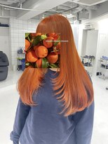 ギア(GEAR.)&nbsp;レイヤーカット×オレンジヘアカラー